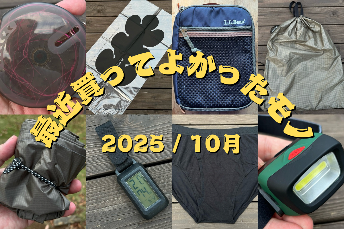 最近買ってよかったモノ 2025 / 10月